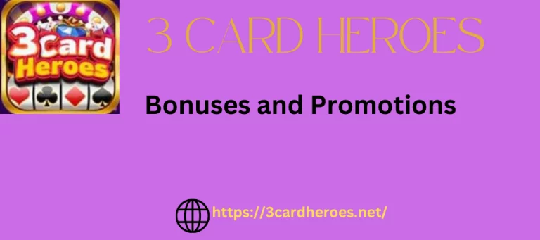 3 card heroes game bonuses and promotions